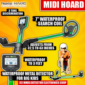 Nokta Makro MIDI Hoard Waterproof Kids Metal Detector
