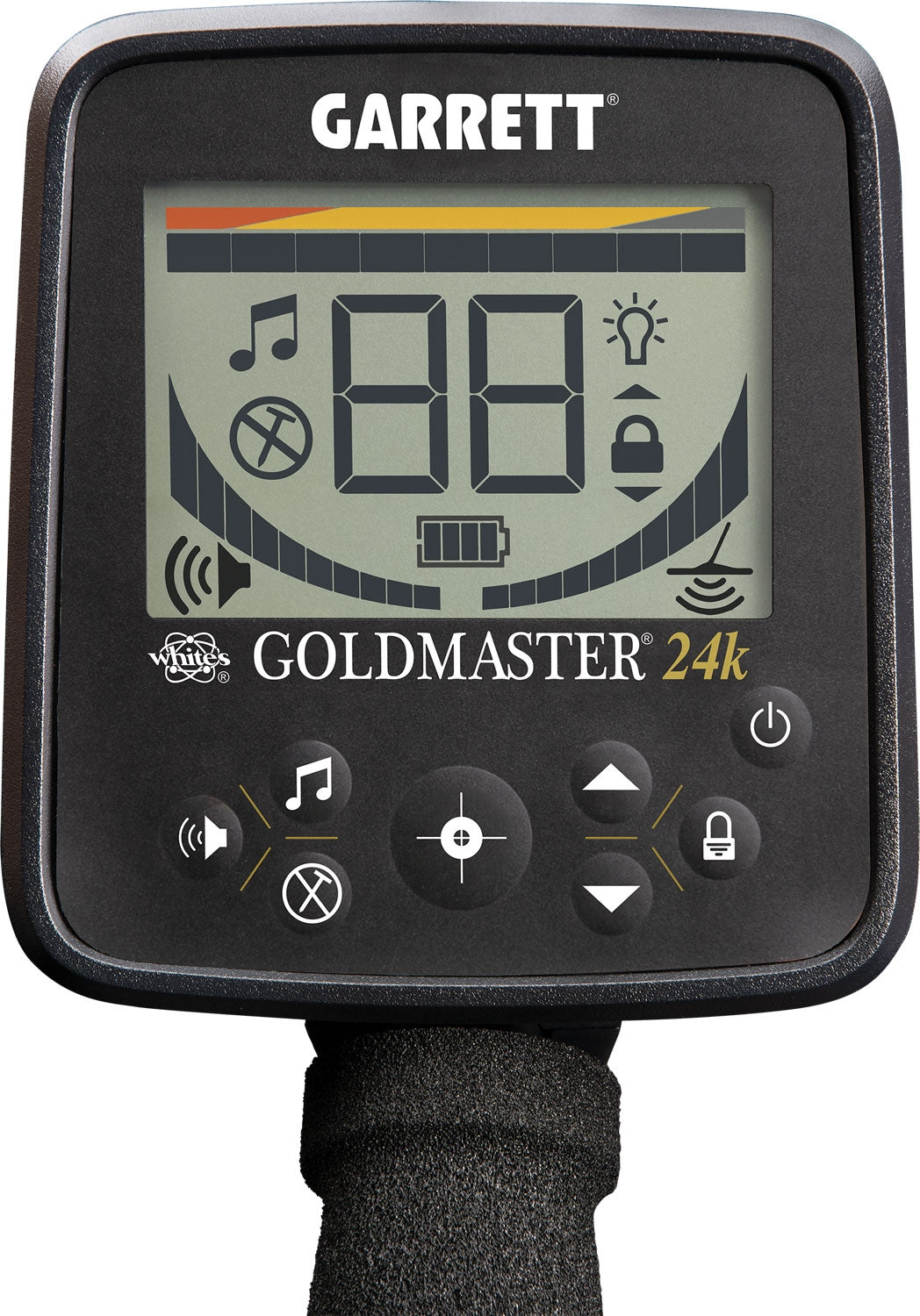 Whites GoldMaster GMT 24K Metal Detector Display