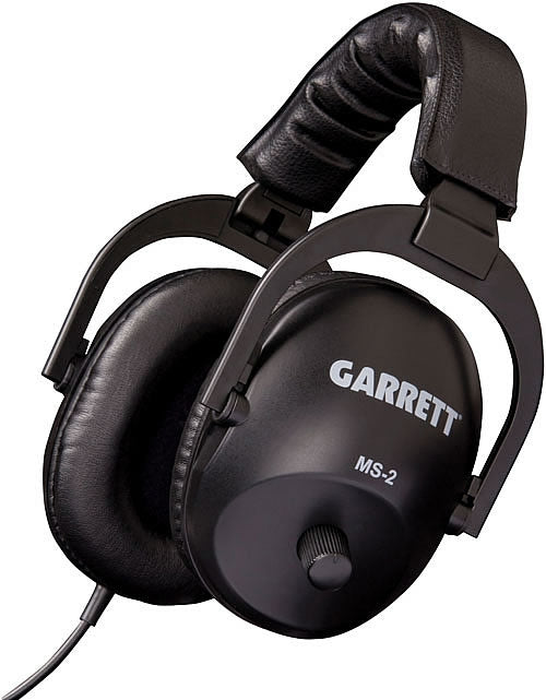 Garrett MS-2 Headphones with Waterproof Connector for AT Pro, AT Gold, ATX, AT Max, Sea Hunter MKII, Infinium LS