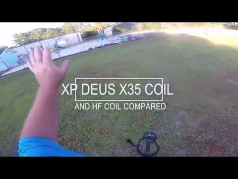 XP DEUS and ORX X35 11" Round 35 Frequency Waterproof DD Search Coil