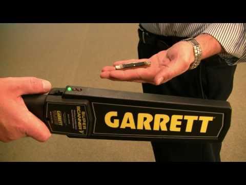 Garrett Superscanner V Security Metal Detector Wand