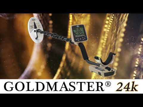 Garrett GOLDMASTER 24k Metal Detector with 6" x 10" DD Waterproof Searchcoil + Headphones + Recharge System + Bonus Pack