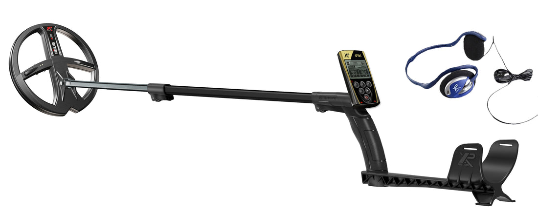 XP ORX Wireless Metal Detector with Back-lit Display + FX-02 Wired Backphone Heaphones + 9" X35 Search Coil