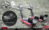 XP Pinpointer Stem Mount in use onXP ORX and DEUS Metal Detectors