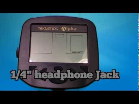 Teknetics Alpha 2000 Metal Detector with Waterproof 8" Coil + Bonus Pack