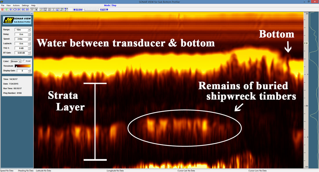 JW Fishers Sub Bottom Profiler Sonar System