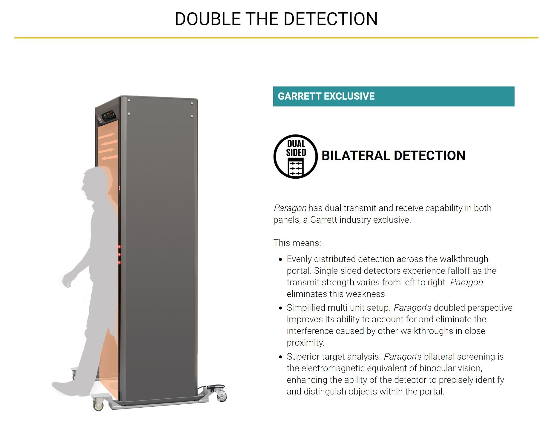 Garrett Paragon Walk-Through Metal Detector – MetalDetector.com