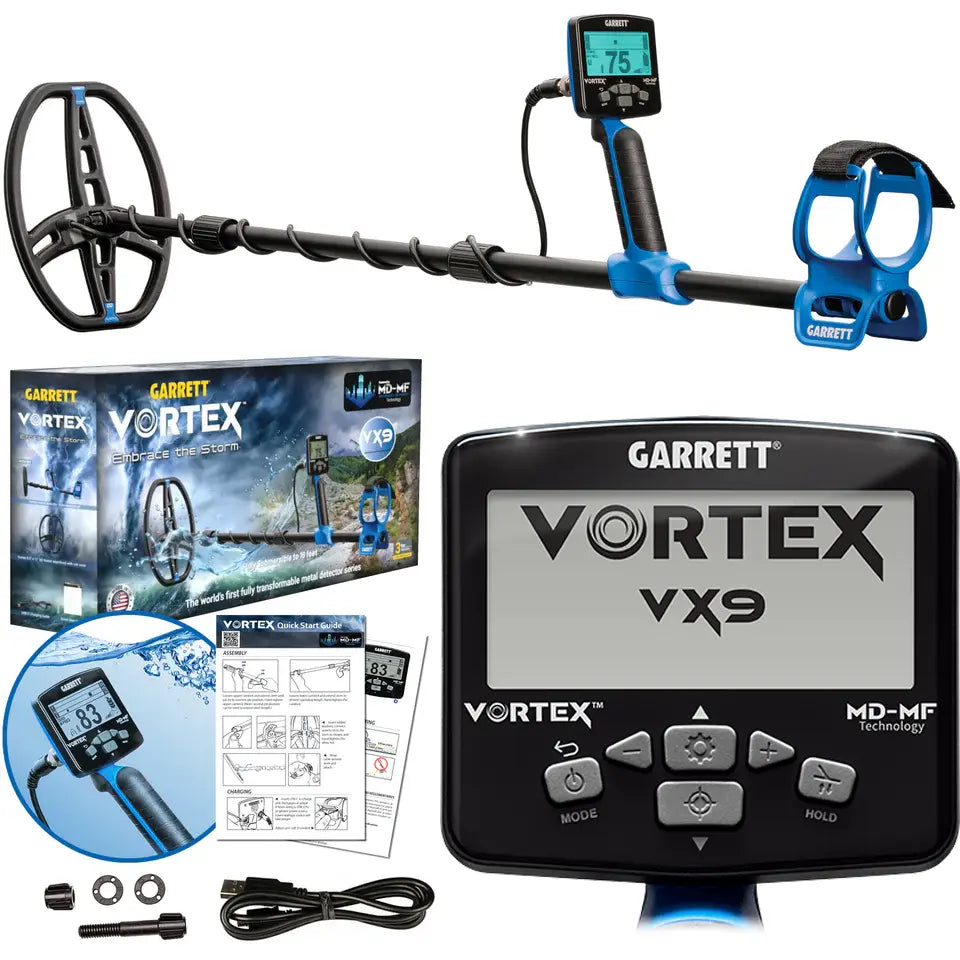 Garrettdetectors Garrett Vortex VX9 Waterproof Metal Detector | MetalDetector.com