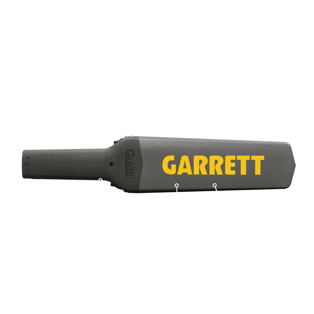 Garrett GUIDE Security Metal Detector Wand
