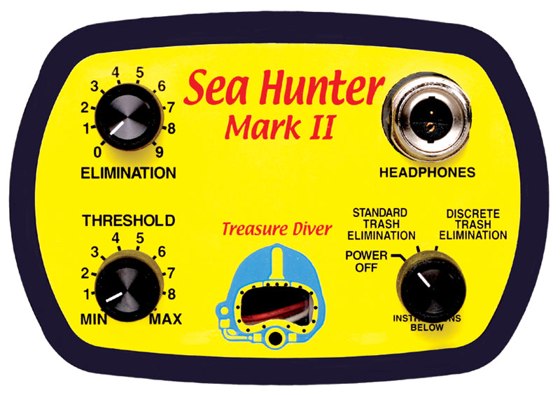 Garrett Sea Hunter Mark II Waterproof Metal Detector with 8" Coil + Bonus Pack