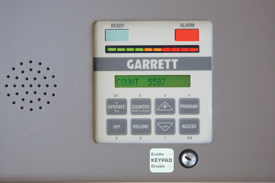 Garrett PD6500i Security Metal Detector Display Touch Pad