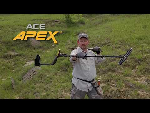 Garrett Ace Apex Multi-Frequency Weatherproof Metal Detector with Waterproof 6" x 11" DD Viper Searchcoil Basic Package + Free Pro Carry Bag + Pro Stainless Trowel + Pro Finds Pouch when you add to cart