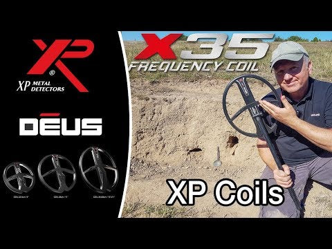 XP DEUS and ORX X35 11" Round 35 Frequency Waterproof DD Search Coil