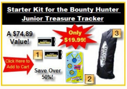 Starter Kit for the Bounty Hunter Junior Treasure Tracker