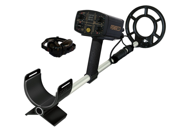 Fisher CZ-21 Waterproof Metal Detector + Bonus Pack