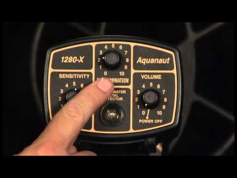 Fisher 1280-X Aquanaut Waterproof Metal Detector + Bonus Pack