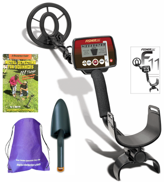 Fisher F11 Metal Detector + Bonus Pack 