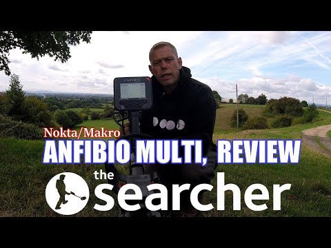 Nokta Makro Anfibio 19 Waterproof Metal Detector with 11" DD Coil + Wireless Headphones (Single Frequency 19 kHz for Relics and Gold Jewelry)