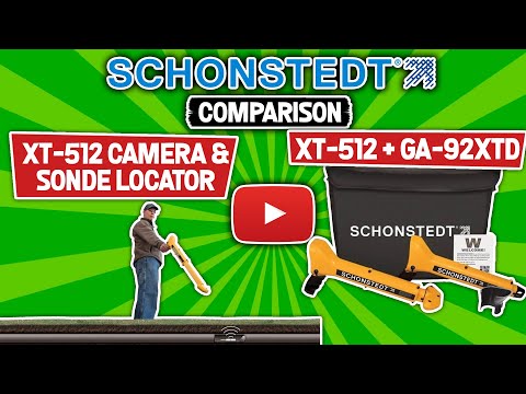Schonstedt XT-512 Camera and Sonde Locator + Padded Carrying Case