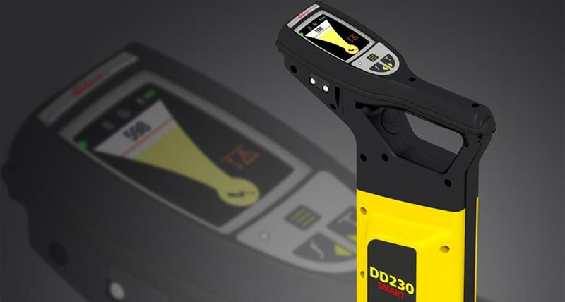 Leica Detect DD230 Utility Locator SMART Package Display