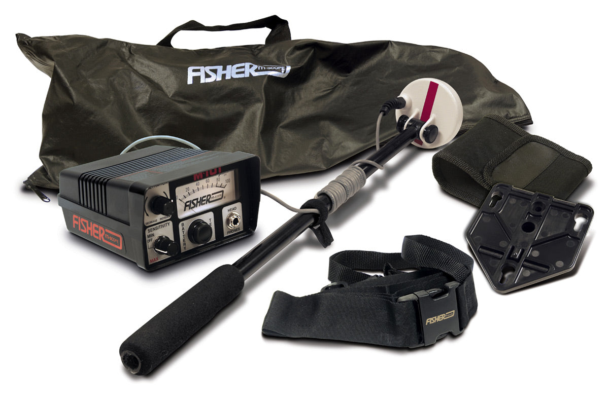 Fisher M101 Metal Detector with Waterproof 4" Search Coil Shop
