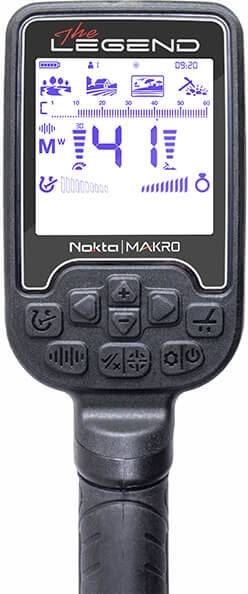 Nokta Makro The Legend Waterproof Metal Detector Pro Pack - Simultaneous Multi Frequency Display
