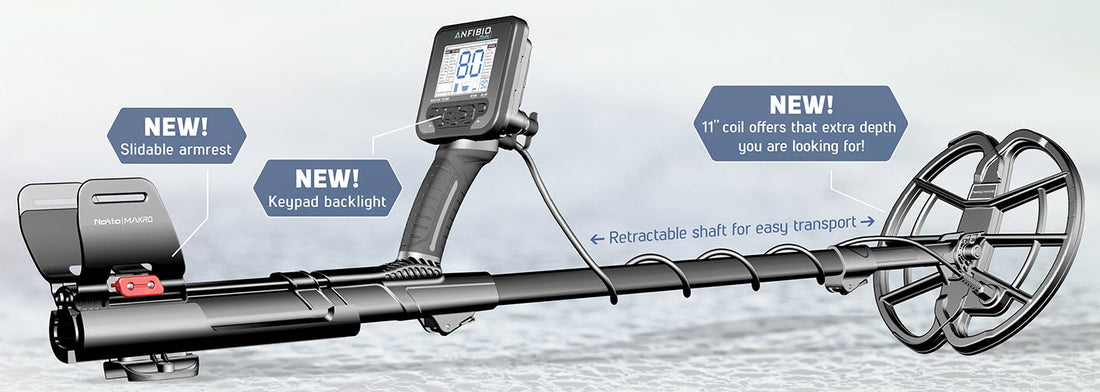 Nokta Makro Anfibio 19 Waterproof Metal Detector Features