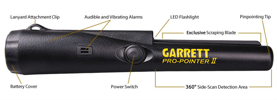 Garrett Pro-Pointer II Pinpointing Metal Detector Features