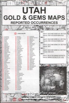 Utah Gold and Gem Maps