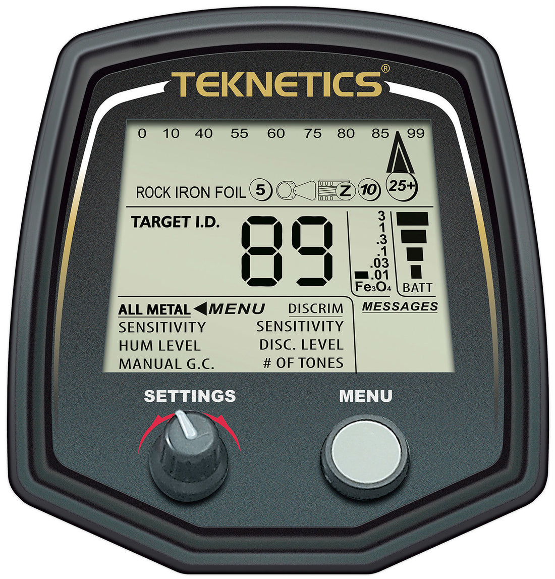 Teknetics T2 Classic Metal Detector with Waterproof 11" DD Coil + Bonus Pack
