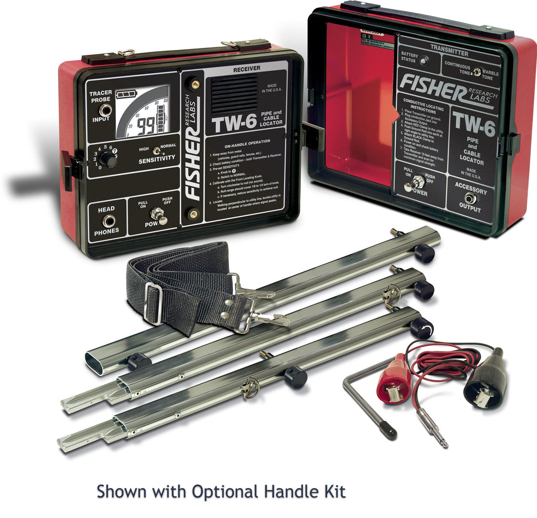 buy fisher tw6 split box pipe & cable locator Fisher TW-6 2-box Metal Detector