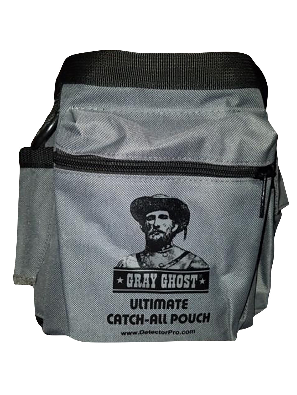 DetectorPro Gray Ghost Ultimate Catch All Pouch Front View