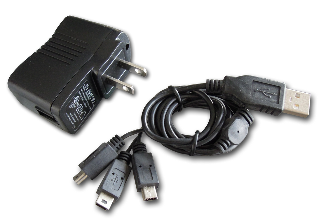 XP Charger 110v for Deus and ORX with USB 3 cable